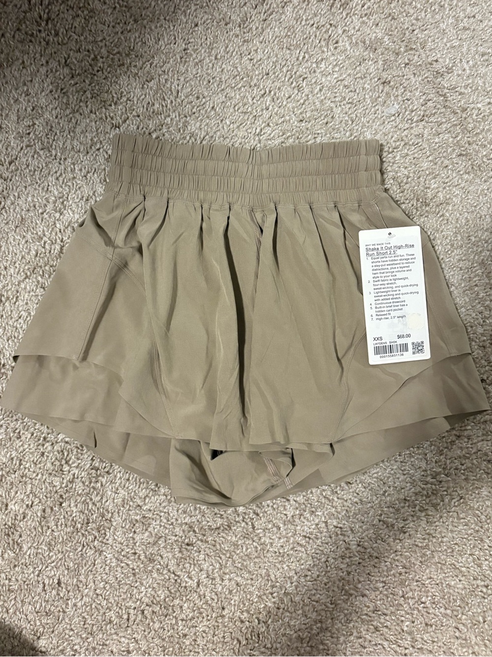 Shake It Out High-Rise Run Short 2.5"